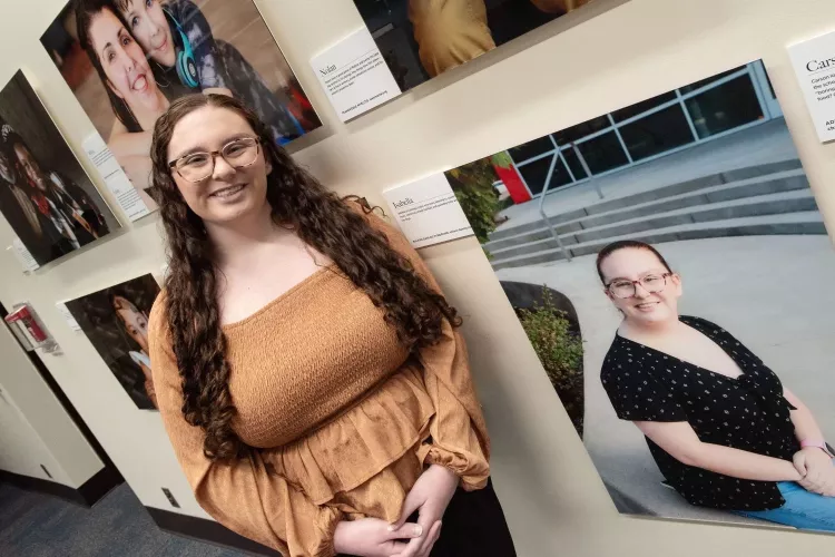 A photo exhibit, A group of medical staff in pediatrics