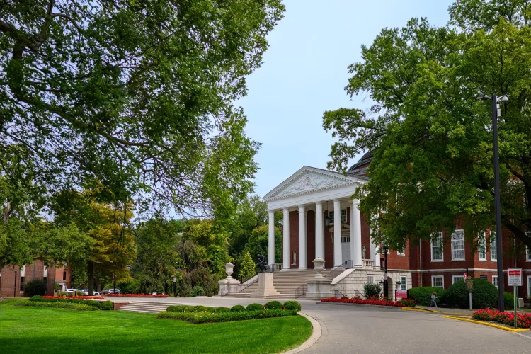 Exterior view of Grawemeyer Hall