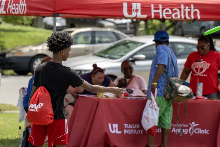 Participants at a LCCP health fair