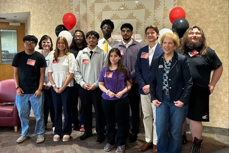 Group of students standing