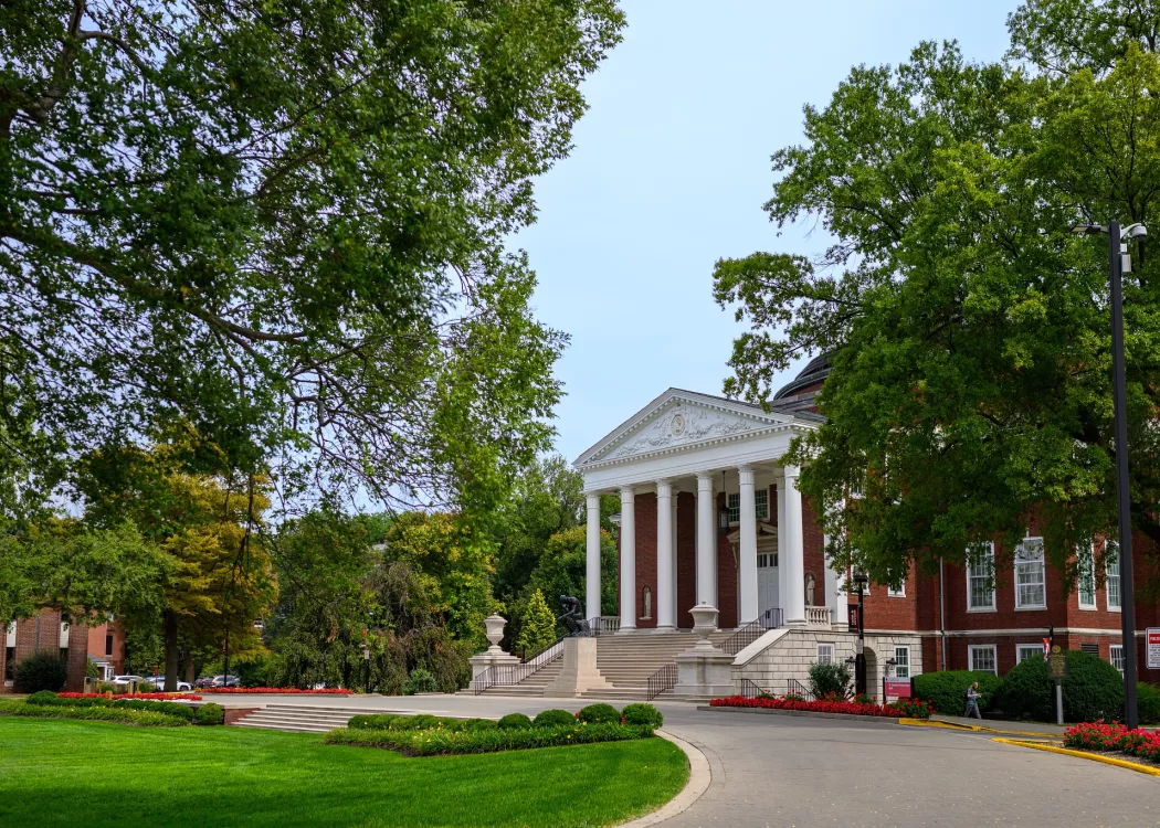 Exterior view of Grawemeyer Hall