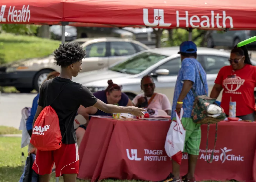 Participants at a LCCP health fair