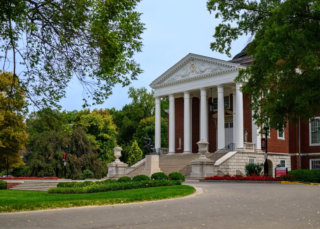 Exterior view of Grawemeyer Hall