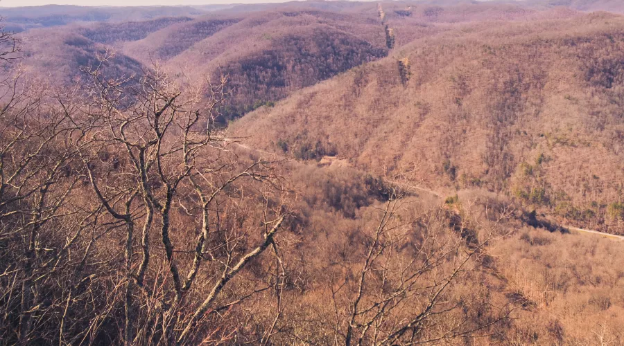 Far from its urban core, UofL is working to strengthen health care opportunities and services in eastern Kentucky's mountain regions. This overlook is in Kingdom Come State Park near Cumberland