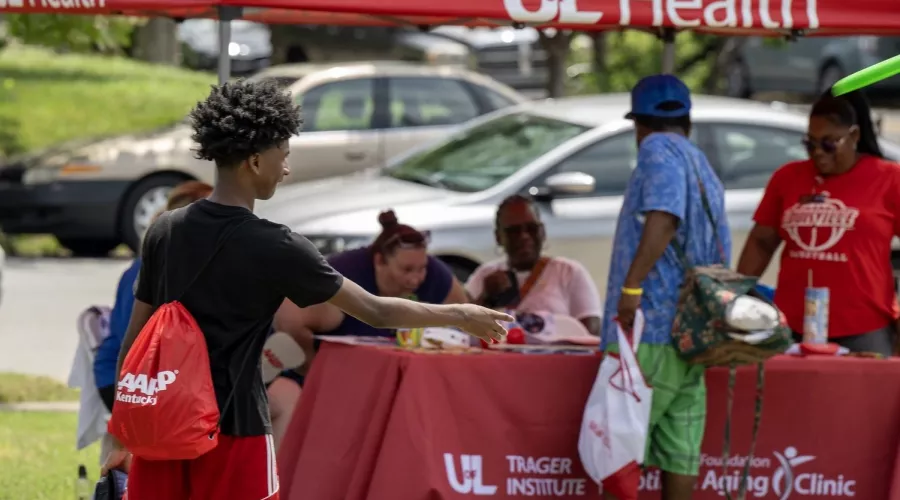 Participants at a LCCP health fair