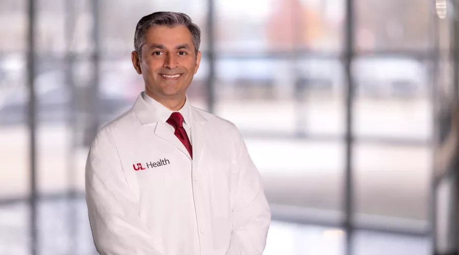 Man in white medical coat